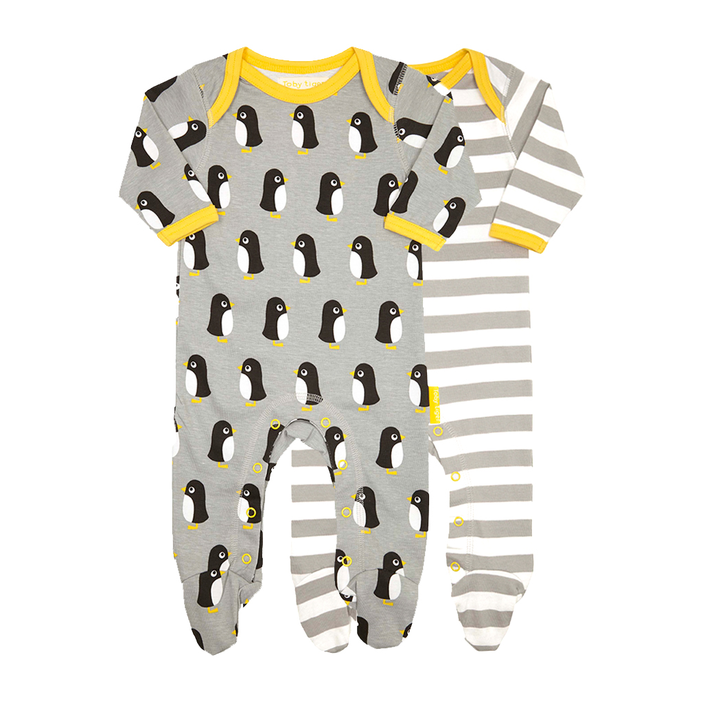 pack of baby sleepsuits