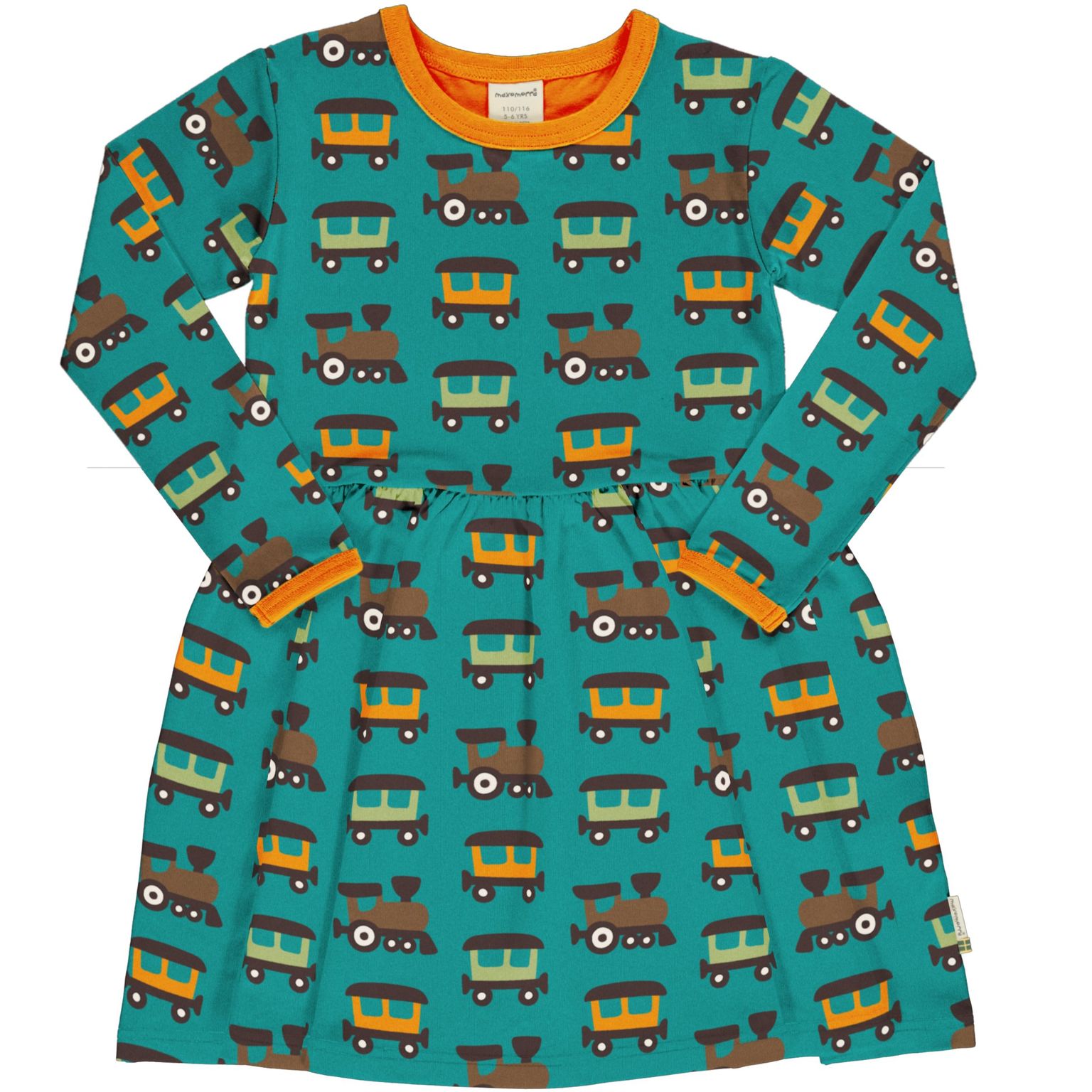 Maxomorra Train LS Spin Dress