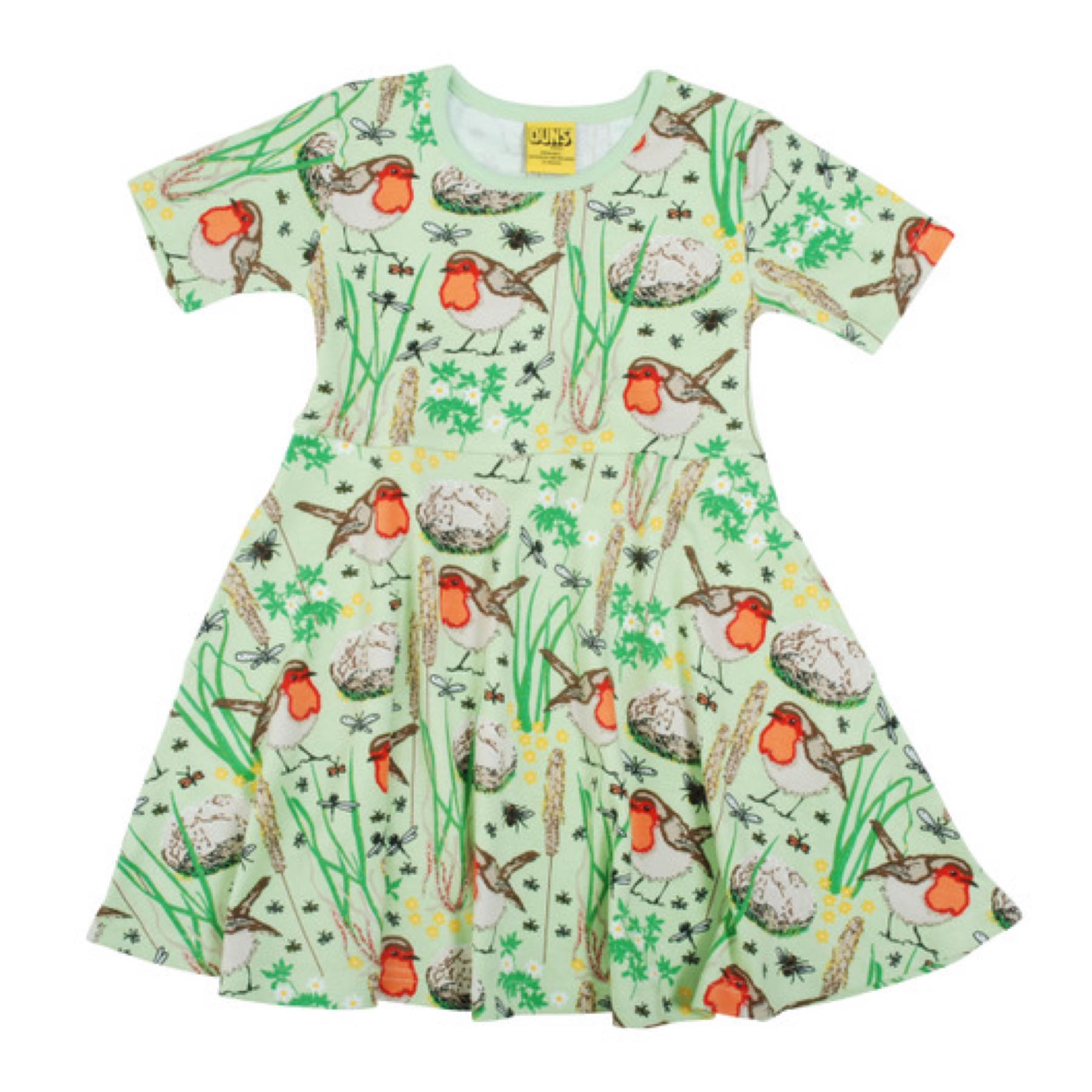 Duns Robin Nile Green Skater Dress