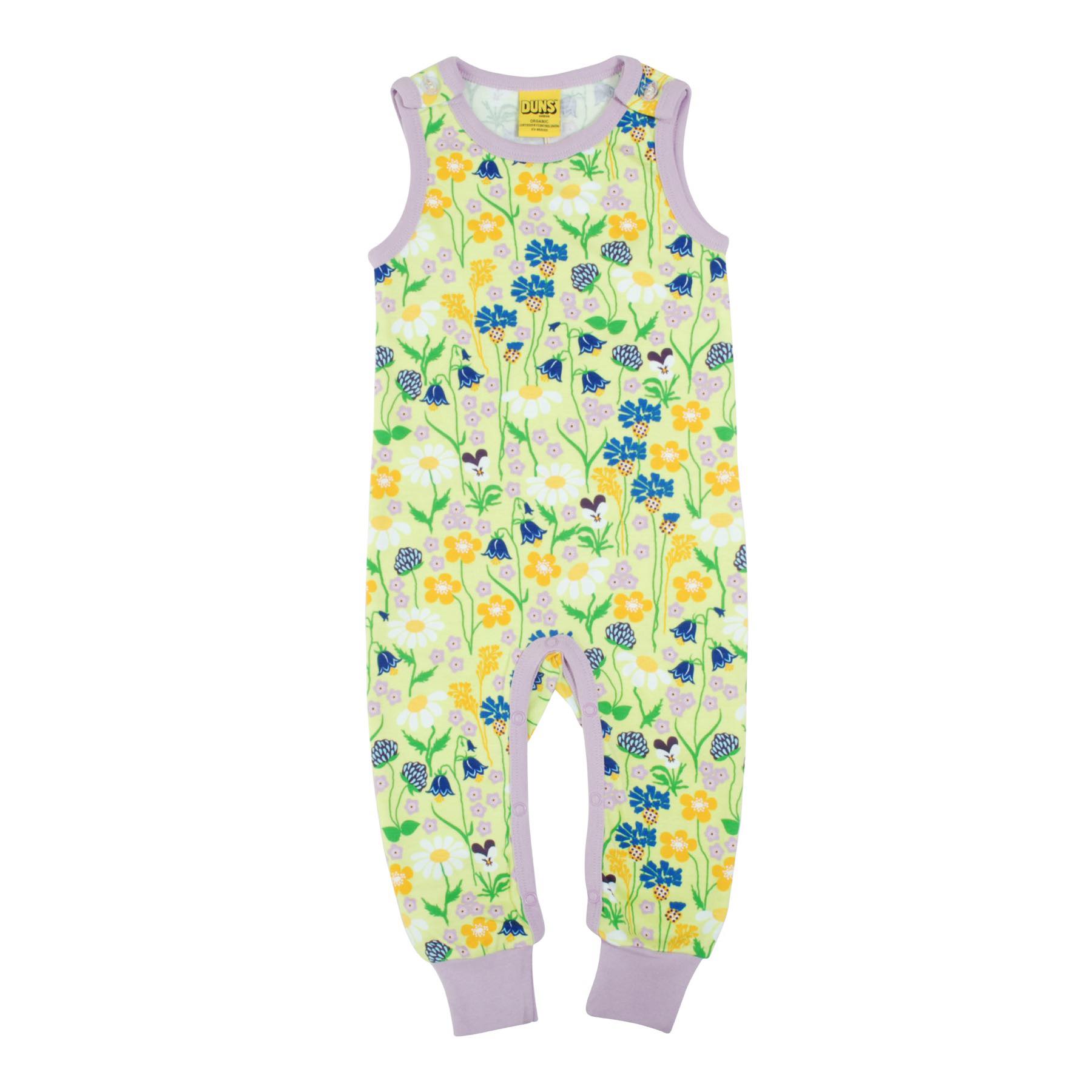 Duns Midsummer Flowers Green Dungarees
