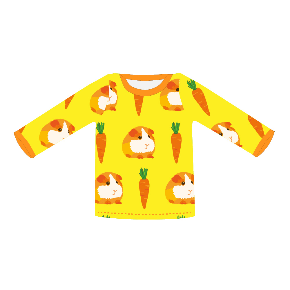 Pikolo Guinea Pig & Carrot LS Top