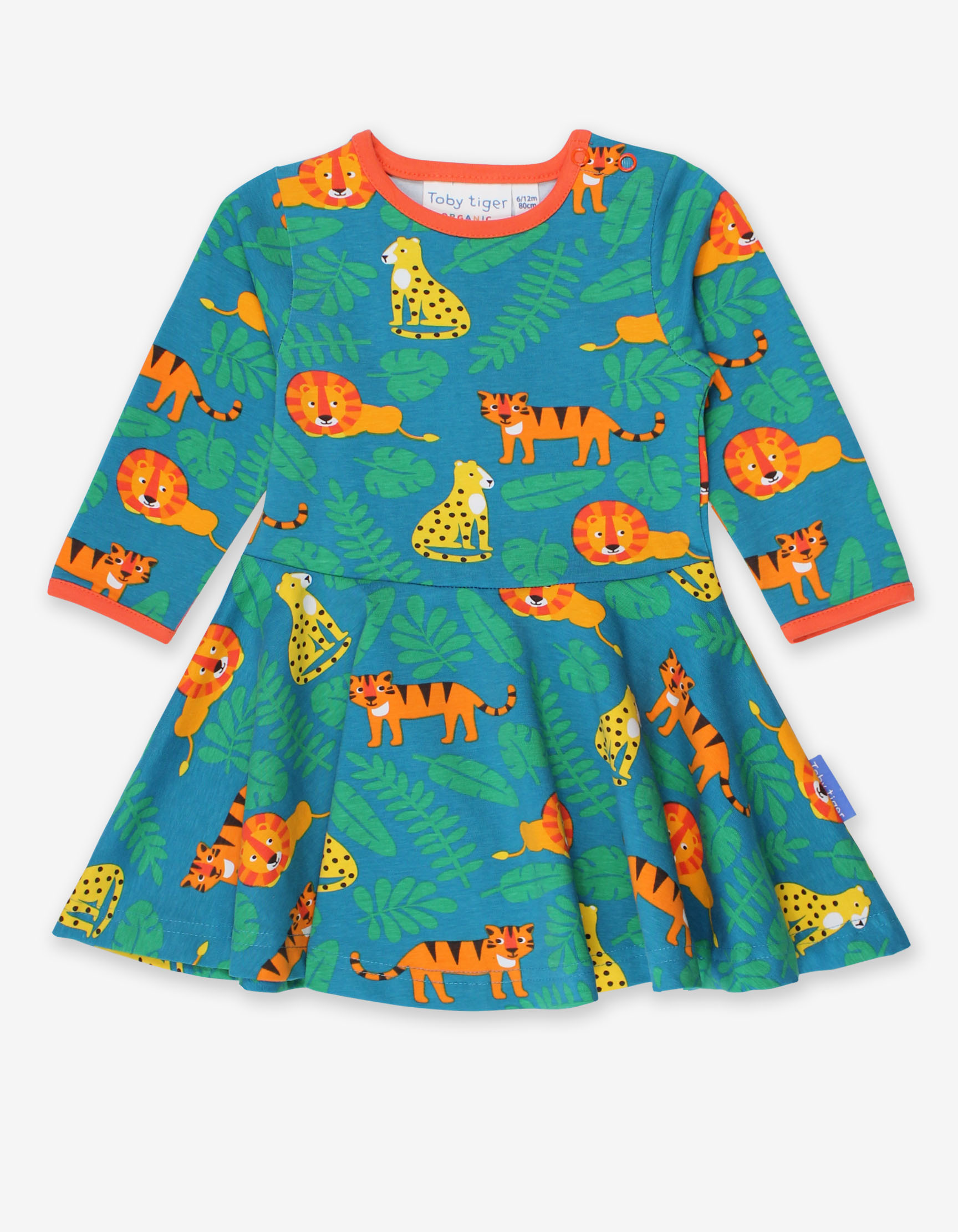 Organic-Wild-Cats-Print-Skater-Dress-LSDRSKWILDCAT-1