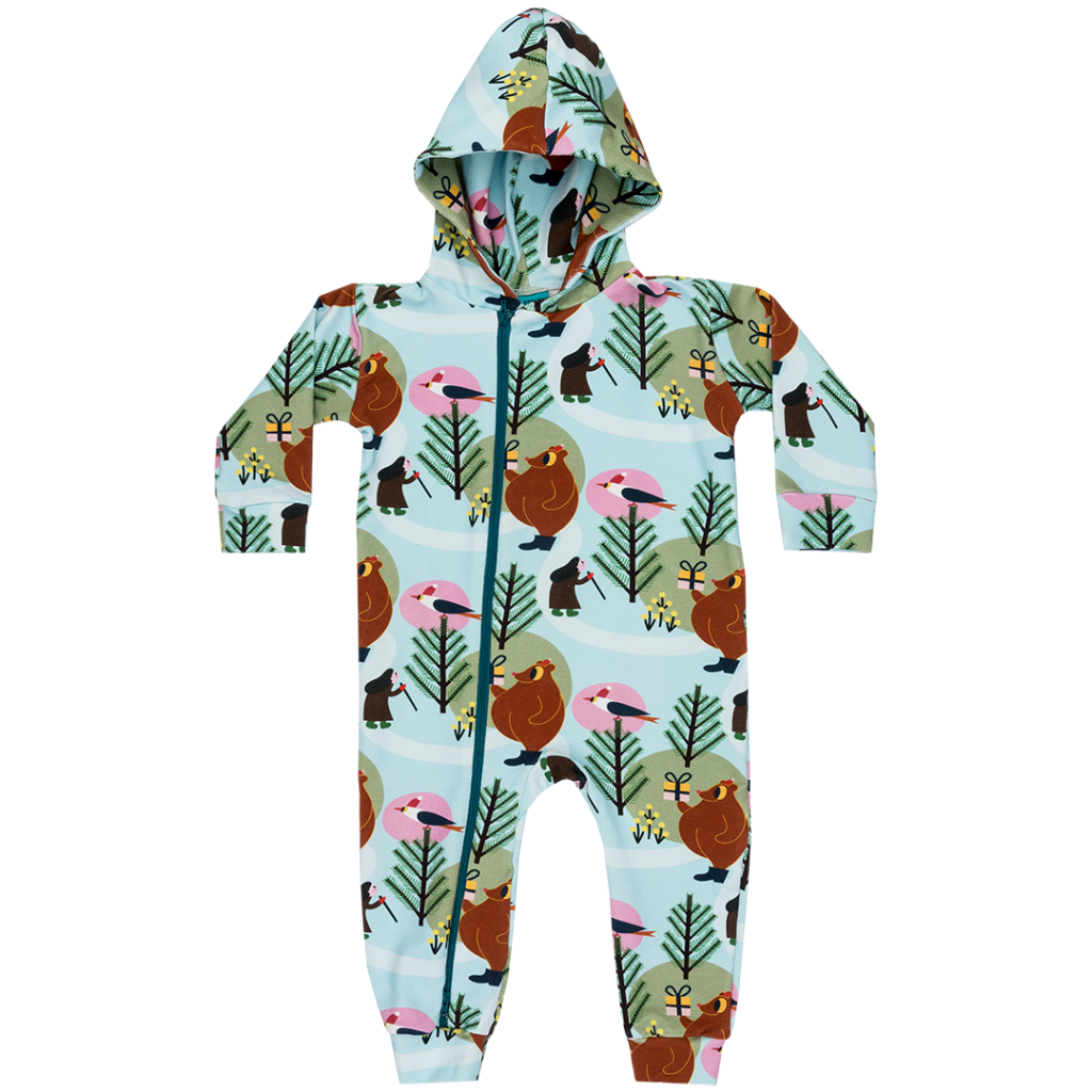Raspberry Republic Winter Wonderland Onesie Eddie & Min