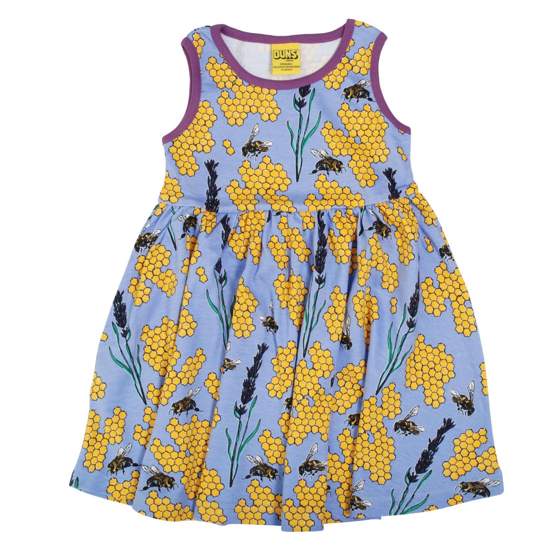 Duns Bee Grape Sleeveless Twirly Dress
