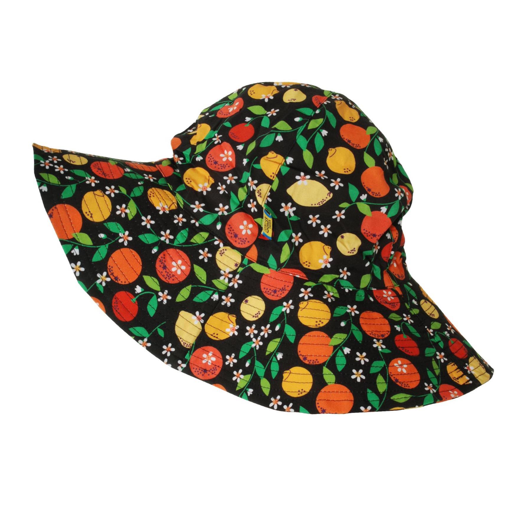 Duns Citrus Black Sun Hat Eddie & Min