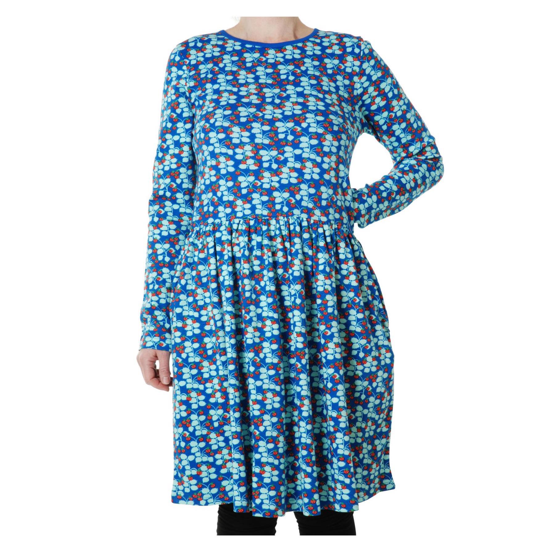 Duns Strawberry Blue Adult LS Twirly Dress