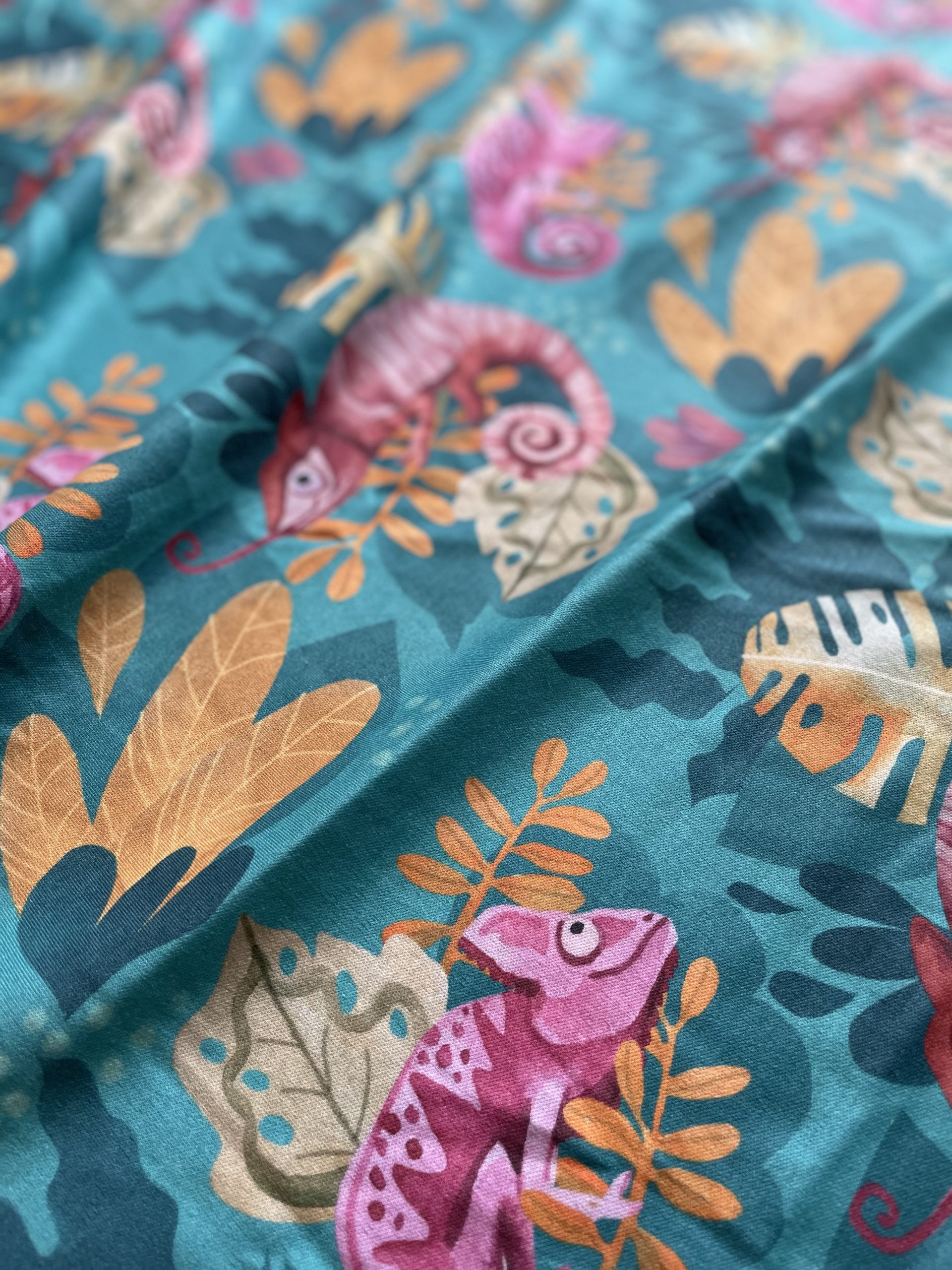 Curious Stories Chameleon Fabric