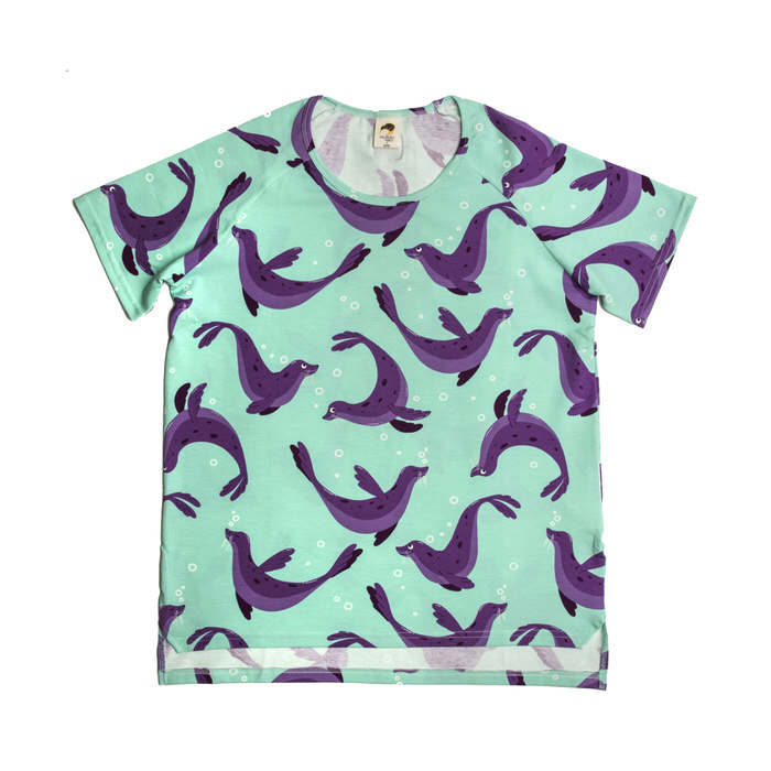 Mullido Mint Seal Adult T-Shirt