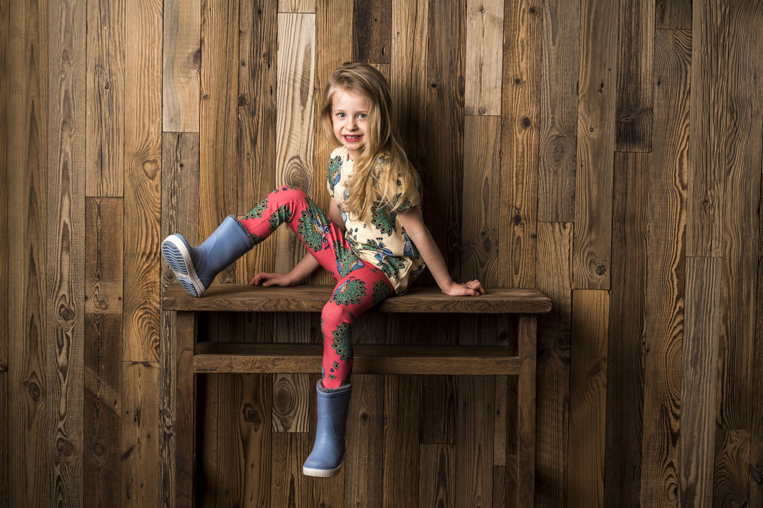 Mullido Coral Peacock leggings kid