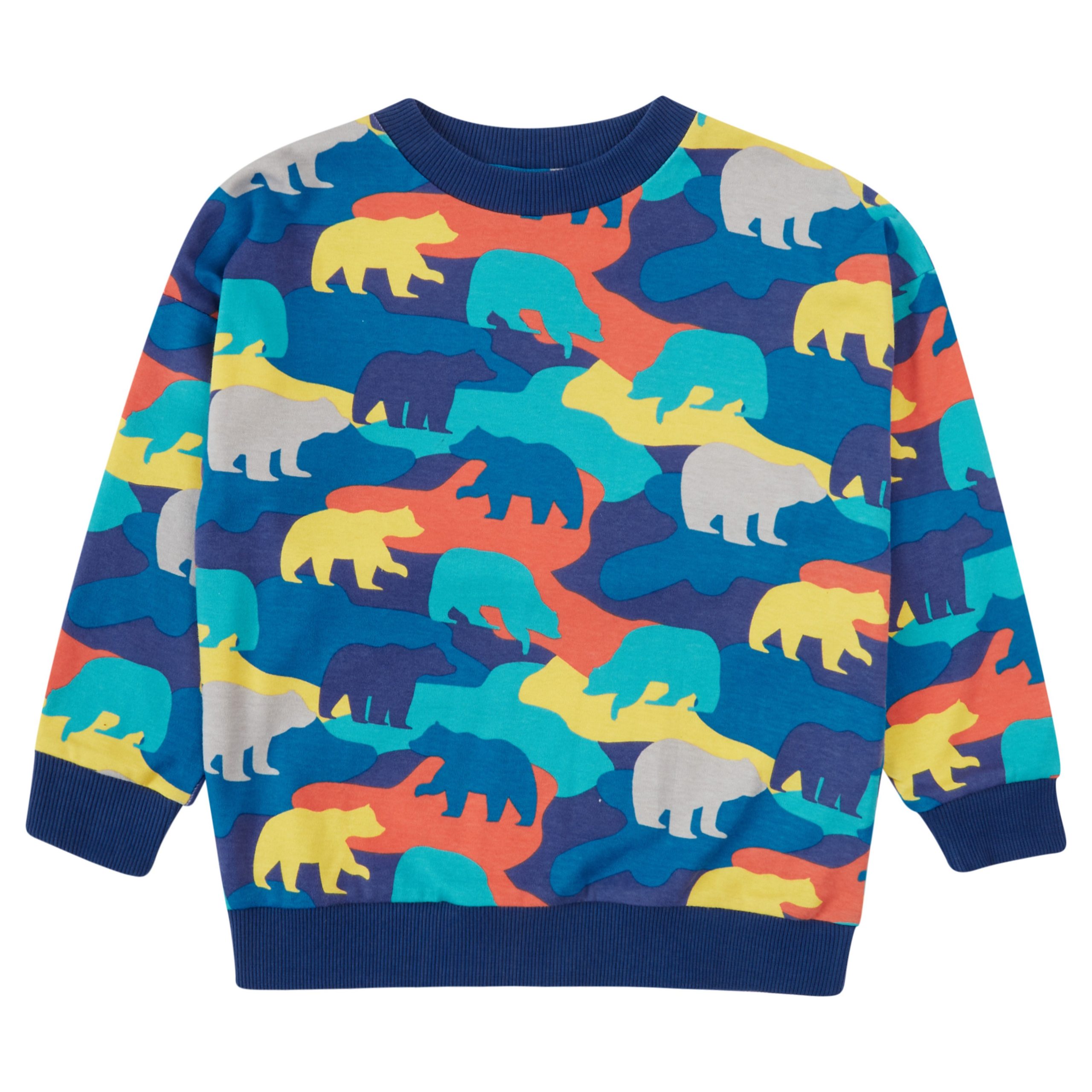 Piccalilly Camo Bear Sweatshirt