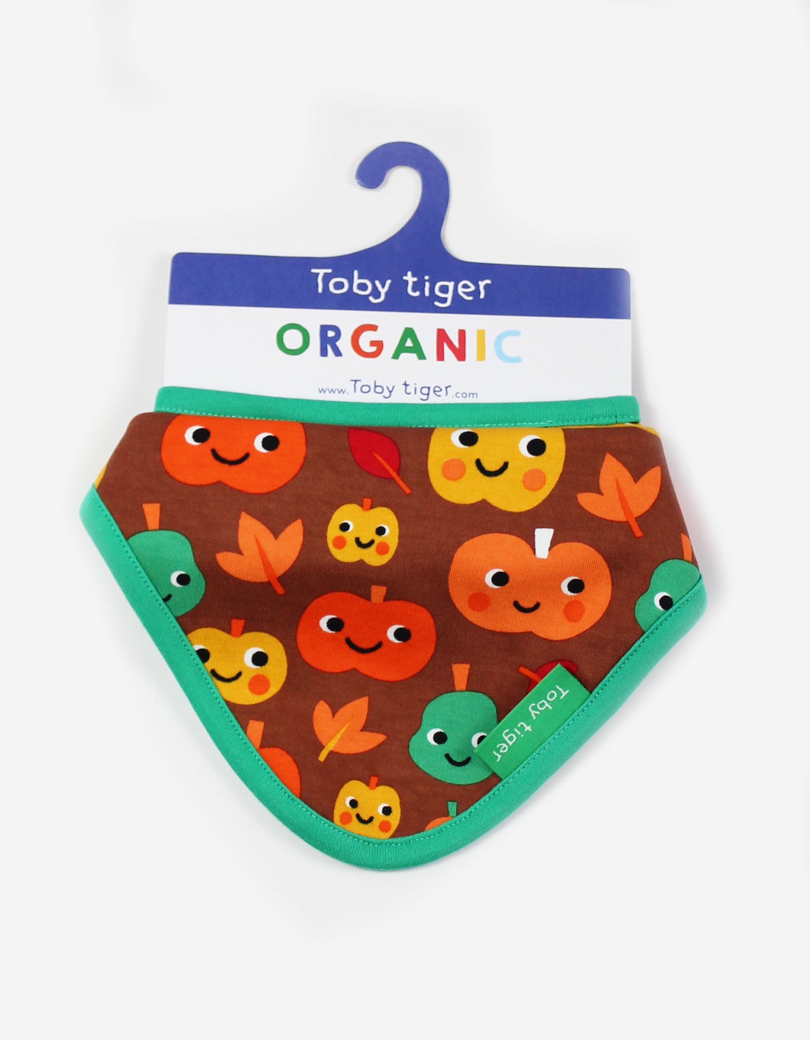Toby Tiger Pumpkin Dribble Bib